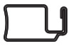 3/4" X 7/16" Screen Frame .020 White