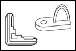 Window Screen Frame Corners and Clips